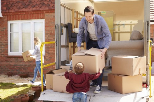 Secure Hamptonwick storage unit with organized belongings