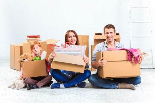 Careful loading of furniture for a small removal job