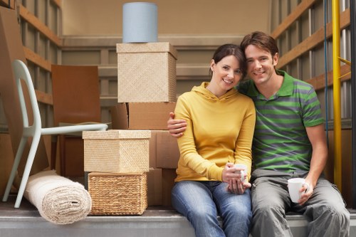 Moving day logistics with removal van in Hamptonwick