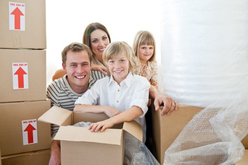 Household items stored safely in a Hamptonwick self storage unit